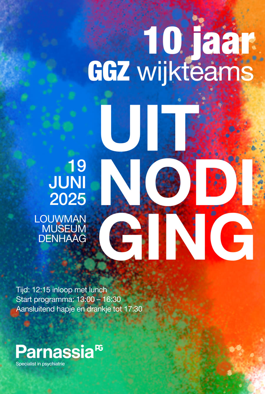 Uitnodiging voor het jubileumevent 10 jaar GGZ wijkteams